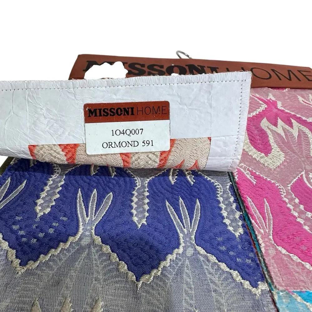 Missoni Home Hanging Bright Geometric Floral Fabric Sample